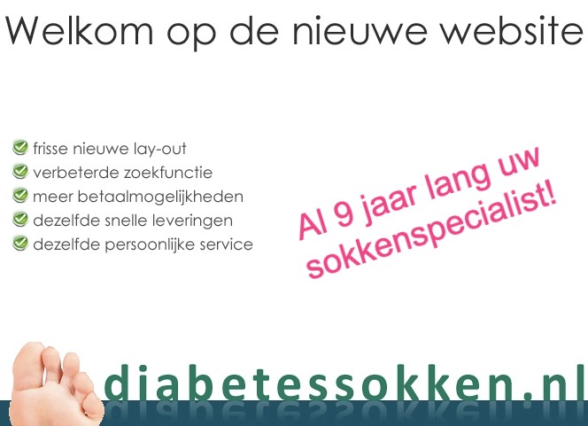 bouw Verkleuren Neem de telefoon op Webwinkel - diabetessokken.nl